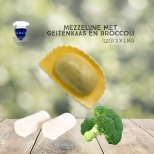 Ravioli geitenkaas en broccoli